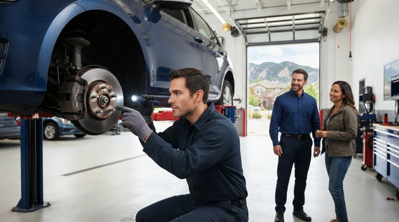 Grinding Noise When Braking in Centennial: Causes and Risks